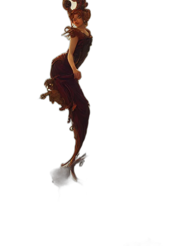 dragon, dress, animal, creature transparent PNG cut-out