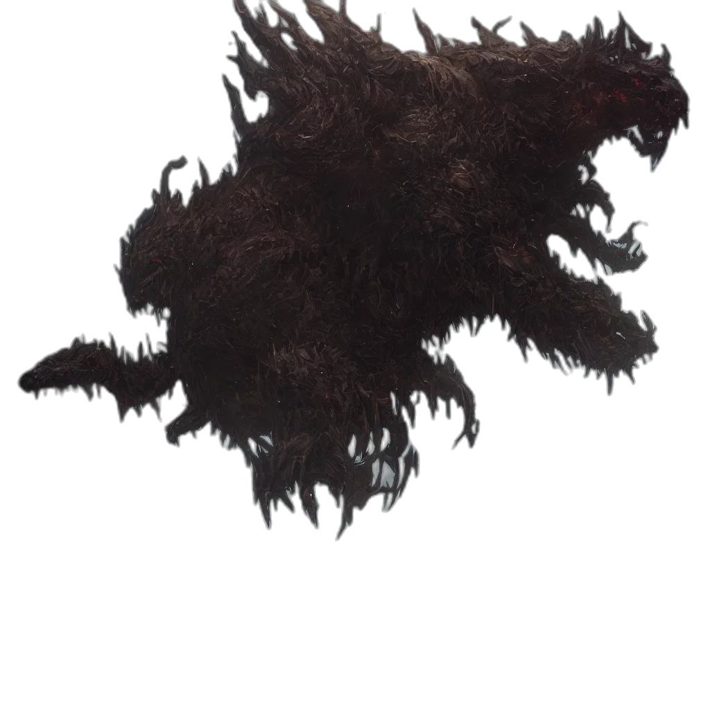 hair, dragon, creature, animal transparent PNG cut-out