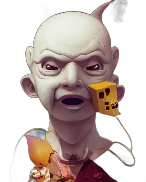 mask, face, staff, robot transparent PNG cut-out