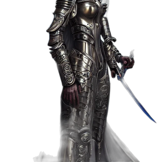 sword, weapon, staff, dress transparent PNG cut-out