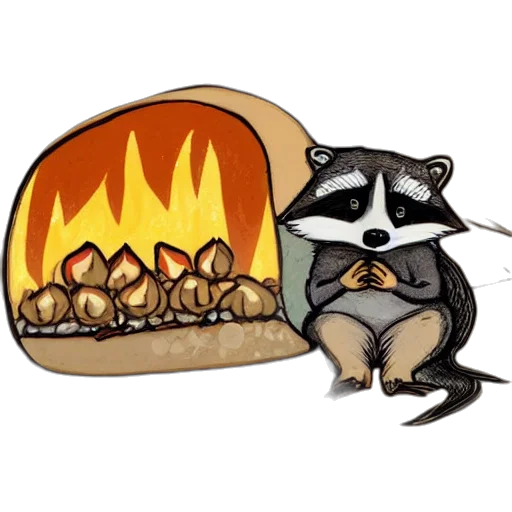 food, concept art, pixel art, cartoon transparent PNG cut-out