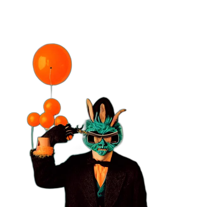 mask, staff, robot, animal transparent PNG cut-out
