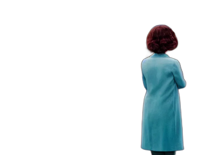 dress, robot, jacket, staff transparent PNG cut-out