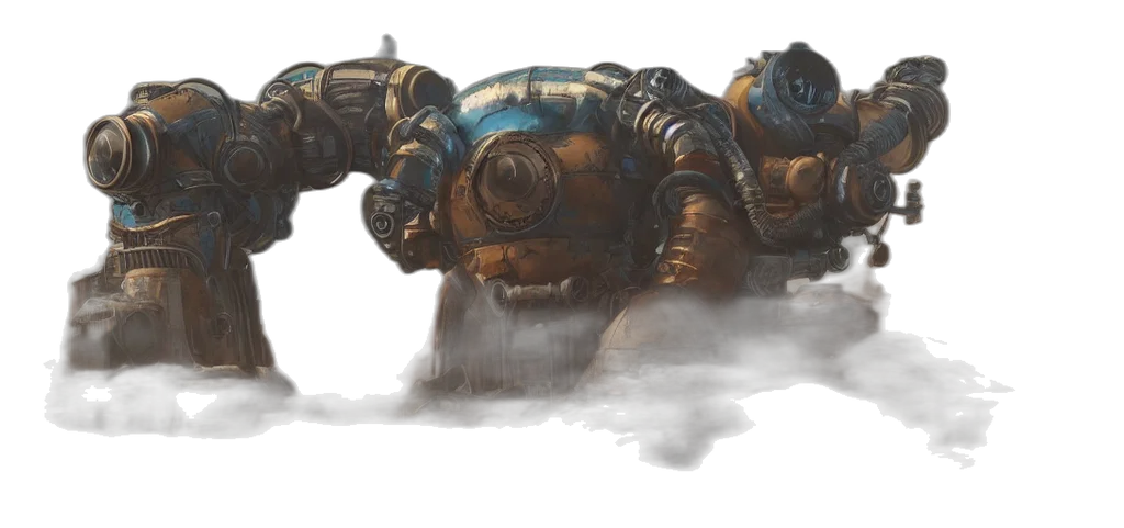 robot, weapon, concept art, fantasy art transparent PNG cut-out