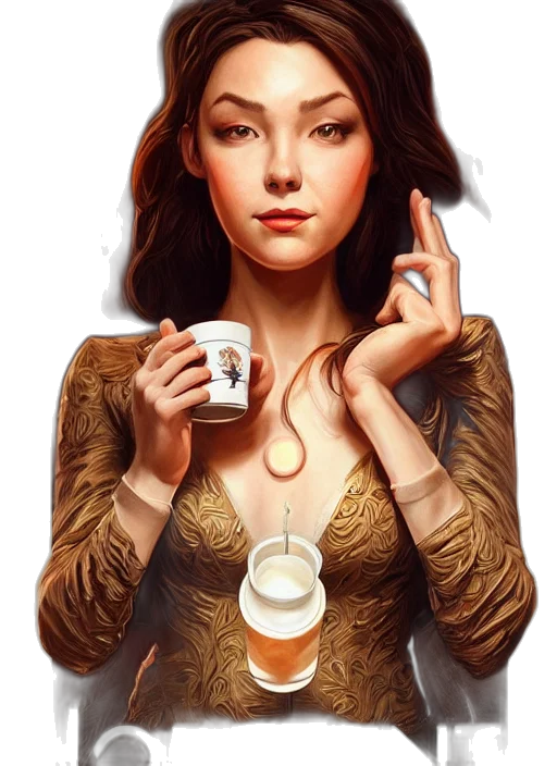 jewelry, dress, face, robot transparent PNG cut-out