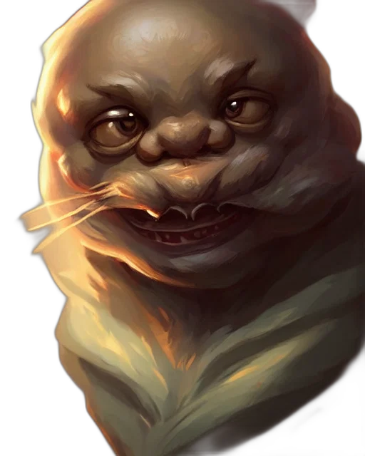 creature, face, mask, staff transparent PNG cut-out