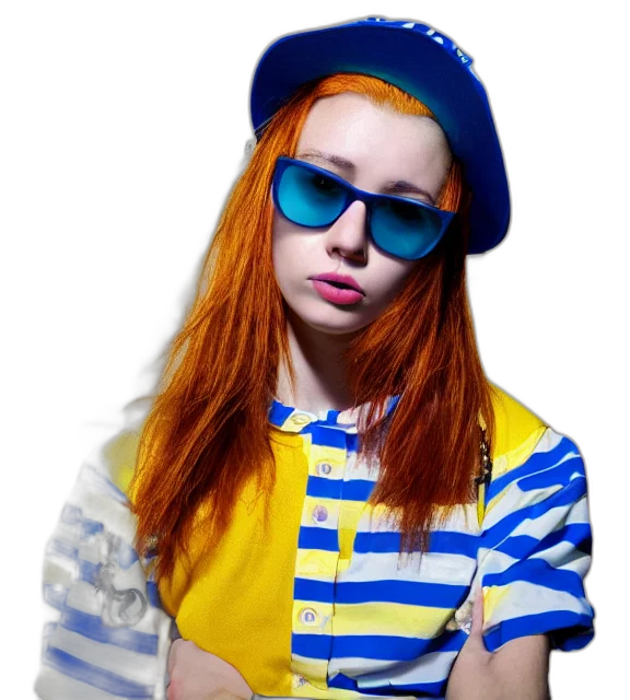 hat, jacket, face, photorealistic transparent PNG cut-out