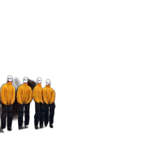 staff, robot, jacket, mask transparent PNG cut-out