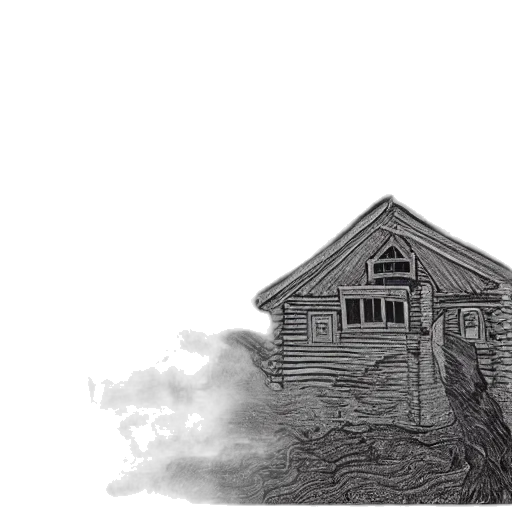 building, furniture, concept art, pencil sketch transparent PNG cut-out