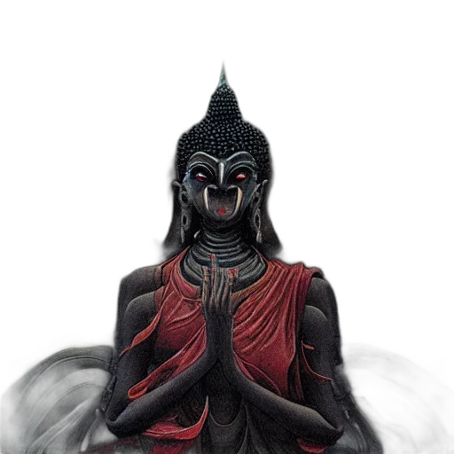 mask, face, creature, staff transparent PNG cut-out