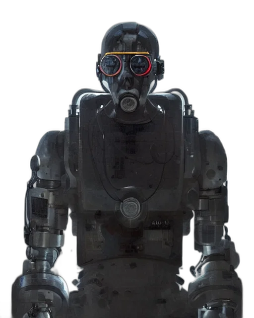 robot, staff, face, mask transparent PNG cut-out