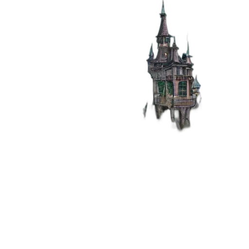 building, crown, robot, staff transparent PNG cut-out