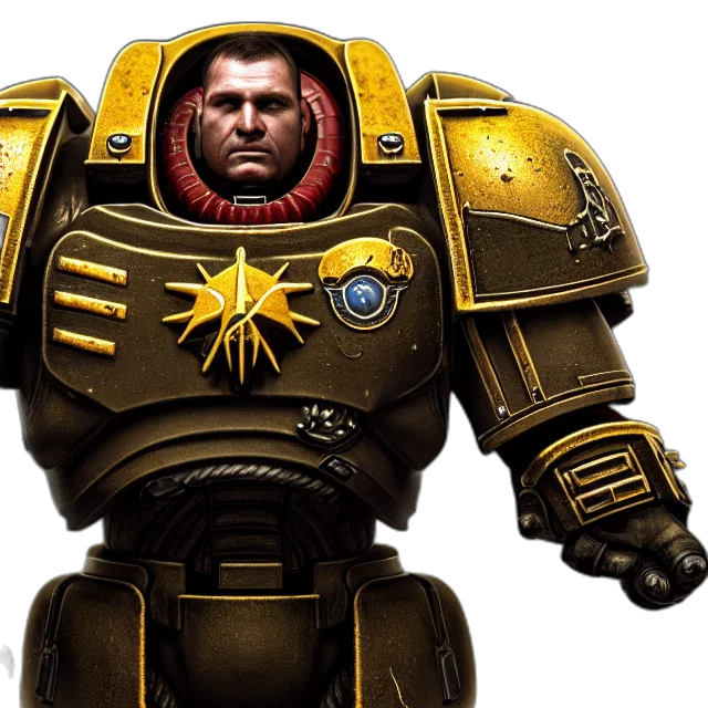 robot, concept art, 3d render, spacemarine transparent PNG cut-out