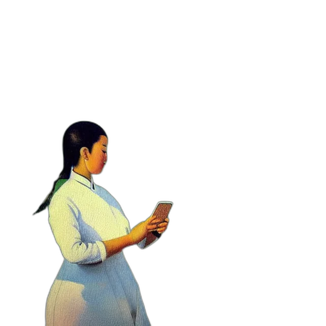 dress, staff, robot, concept art transparent PNG cut-out