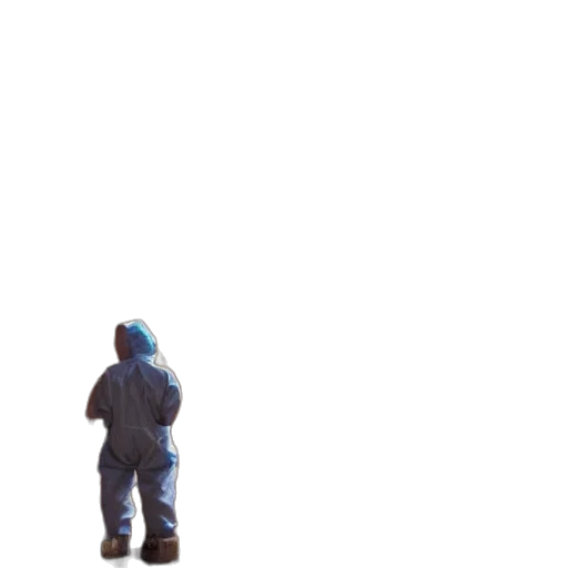jacket, robot, staff, creature transparent PNG cut-out