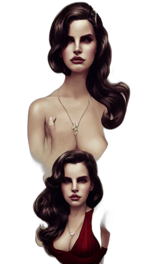 jewelry, crown, face, fantasy art transparent PNG cut-out