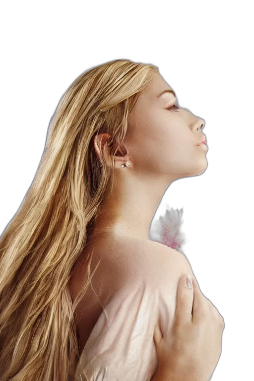 jewelry, hair, face, dress transparent PNG cut-out