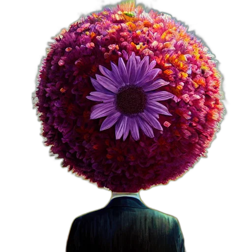 flower, umbrella, hat, crown transparent PNG cut-out