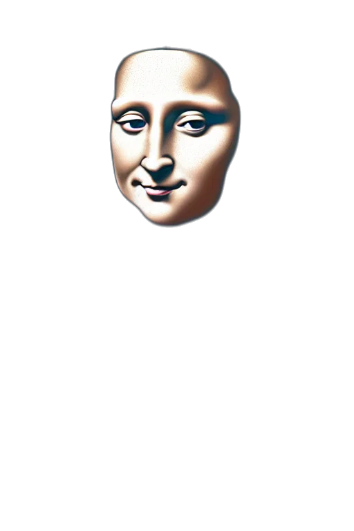 face, mask, robot, crown transparent PNG cut-out
