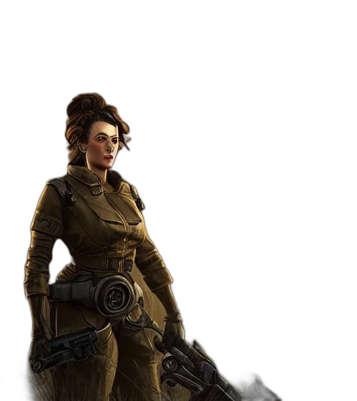 staff, jacket, weapon, concept art transparent PNG cut-out