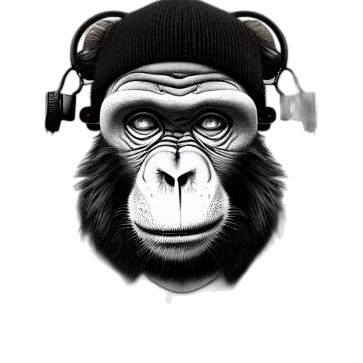 animal, mask, cartoon, photorealistic transparent PNG cut-out