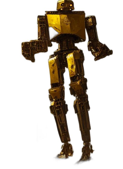 robot, weapon, staff, animal transparent PNG cut-out