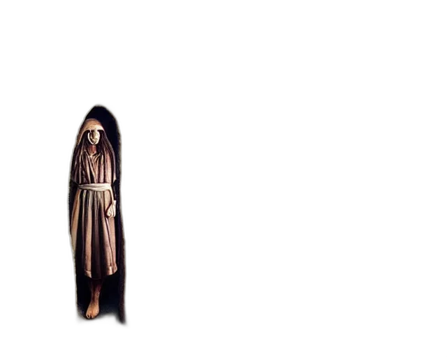 dress, staff, mask, jacket transparent PNG cut-out