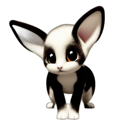 animal, creature, staff, 3d render transparent PNG cut-out