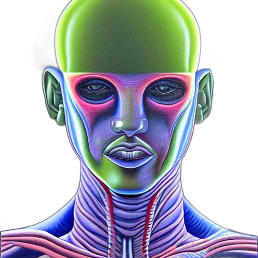 face, mask, robot, creature transparent PNG cut-out
