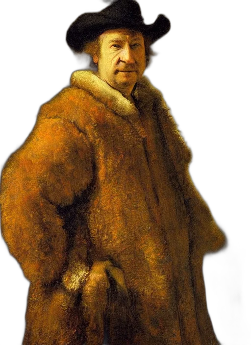 jacket, face, staff, animal transparent PNG cut-out