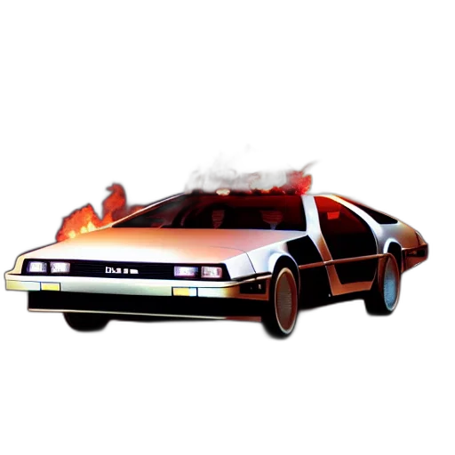car, concept art, pixel art, vaporwave transparent PNG cut-out