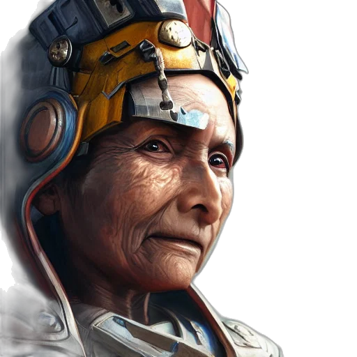 face, staff, robot, crown transparent PNG cut-out