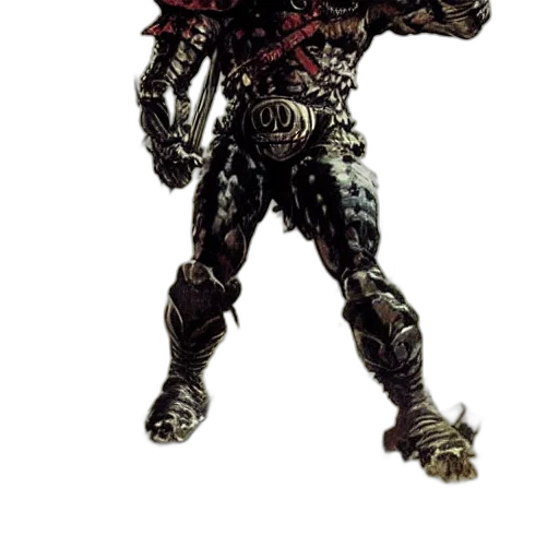 robot, creature, weapon, staff transparent PNG cut-out