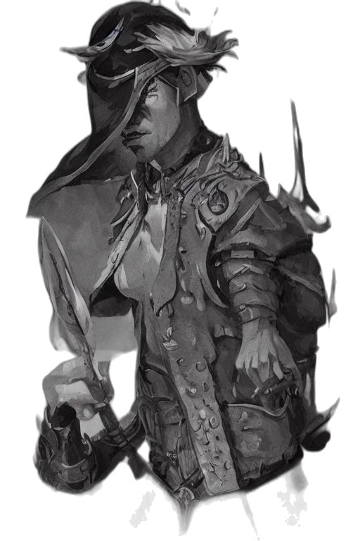 sword, staff, weapon, jacket transparent PNG cut-out
