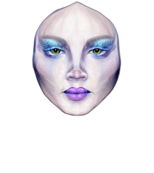 face, mask, creature, jewelry transparent PNG cut-out