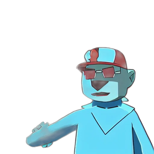 robot, staff, hat, cartoon transparent PNG cut-out