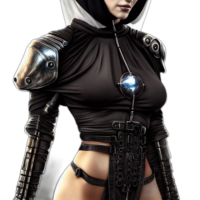 robot, staff, concept art, fantasy art transparent PNG cut-out