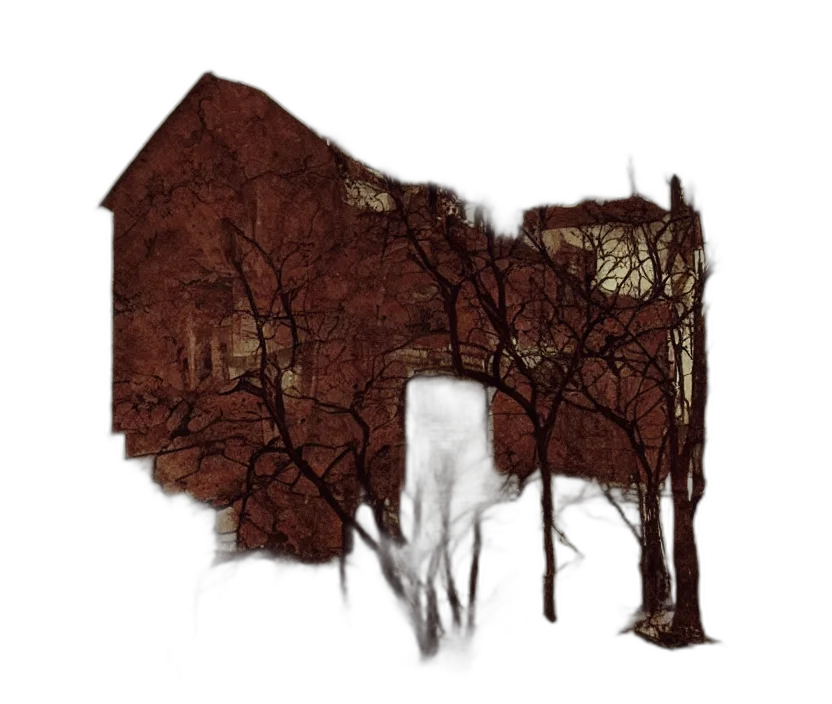 building, tree, furniture, face transparent PNG cut-out