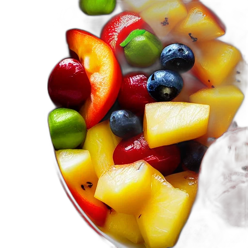 food, crown, photorealistic, 3d render transparent PNG cut-out