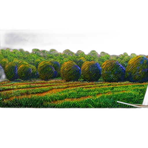 tree, photorealistic, 3d render, oil painting transparent PNG cut-out