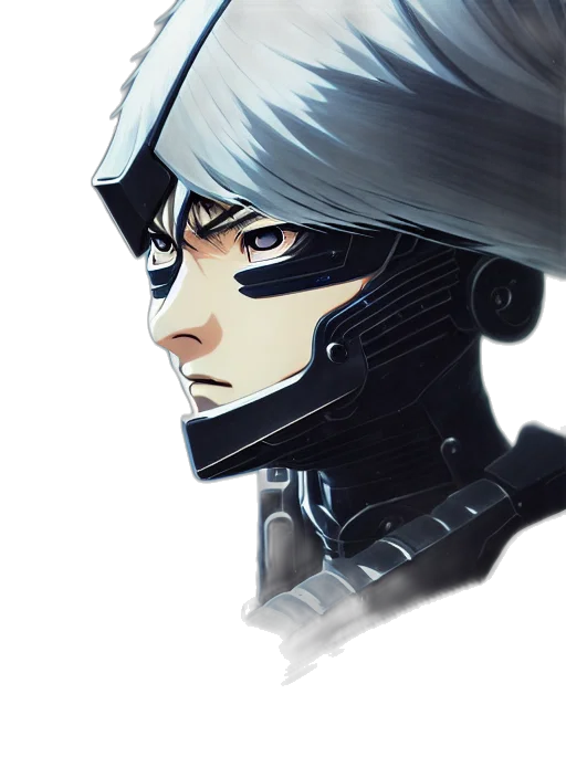 robot, face, mask, comic book art transparent PNG cut-out