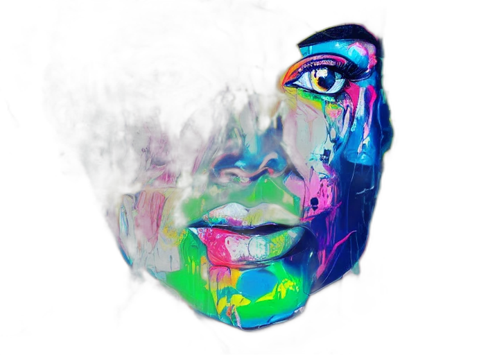 face, mask, robot, crown transparent PNG cut-out