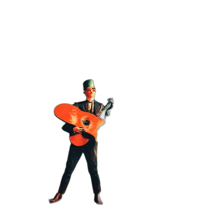 jacket, robot, weapon, staff transparent PNG cut-out