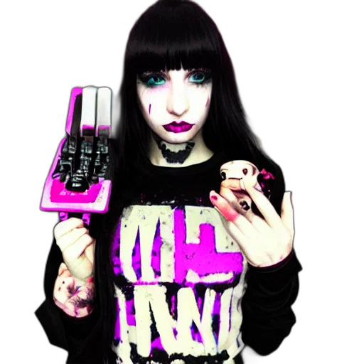 jewelry, weapon, robot, cyberpunk transparent PNG cut-out