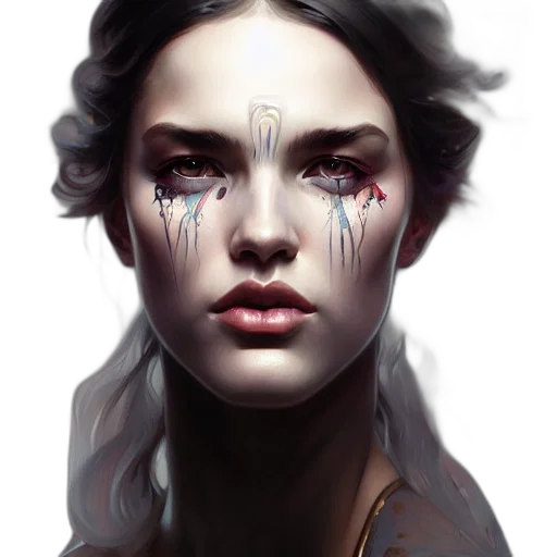face, mask, crown, creature transparent PNG cut-out