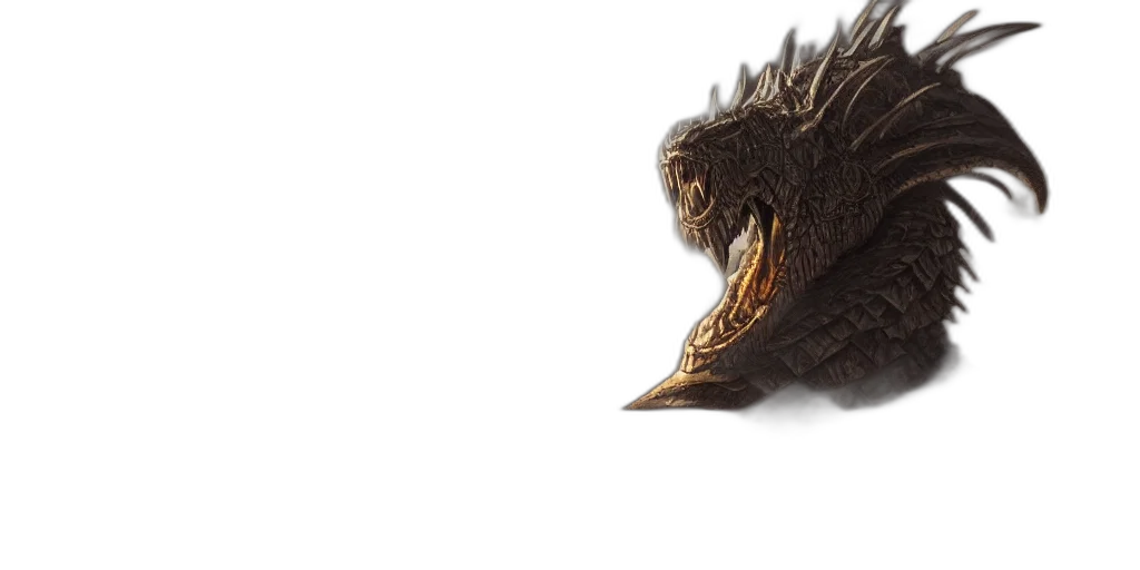 dragon, creature, animal, weapon transparent PNG cut-out