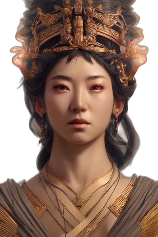 face, crown, dragon, mask transparent PNG cut-out