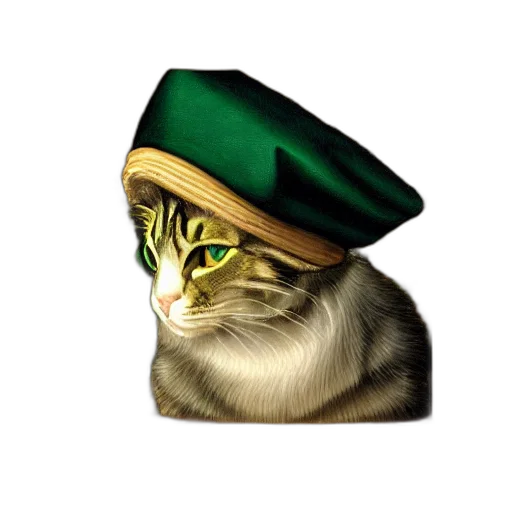 hat, crown, staff, animal transparent PNG cut-out