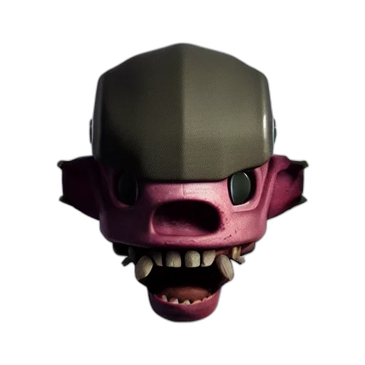 mask, face, robot, creature transparent PNG cut-out