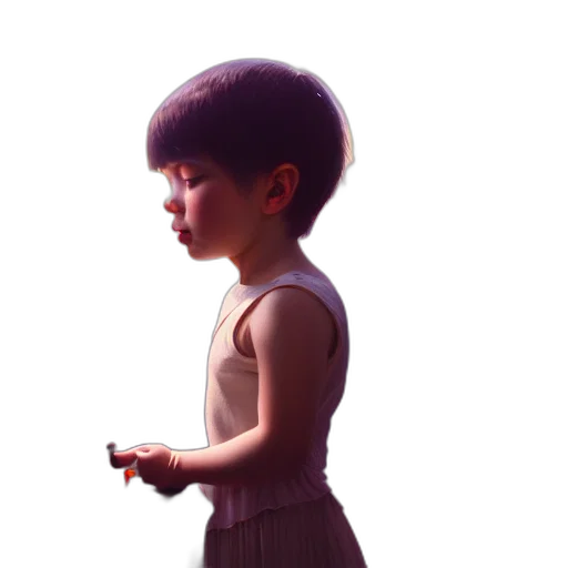 dress, robot, face, weapon transparent PNG cut-out